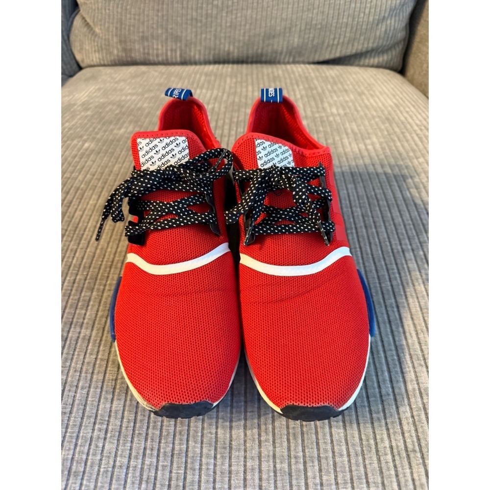 Men's Adidas NMD_R1 Active Red Black Sneakers‎ FV5214